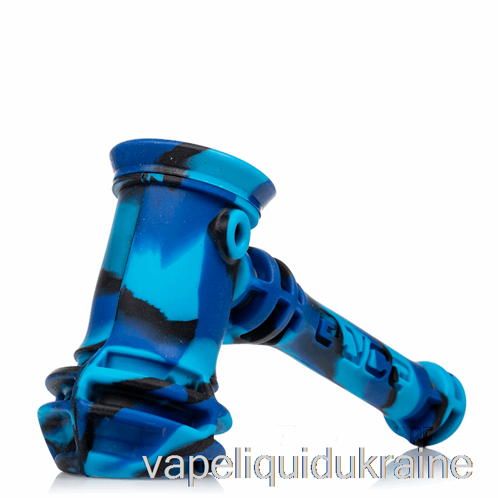 Vape Liquid Ukraine Eyce Hammer Silicone Bubbler Winter (Black / Baby Blue / Blue)
